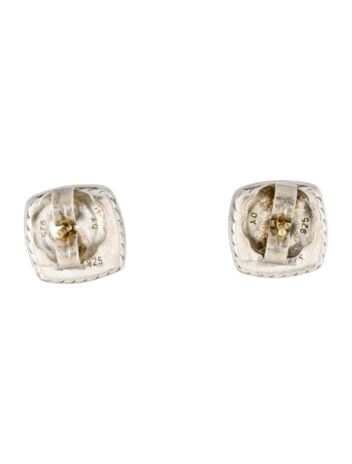 David Yurman Mother of Pearl & Diamond Albion Stud Earrings
