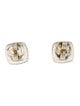 David Yurman Mother of Pearl & Diamond Albion Stud Earrings