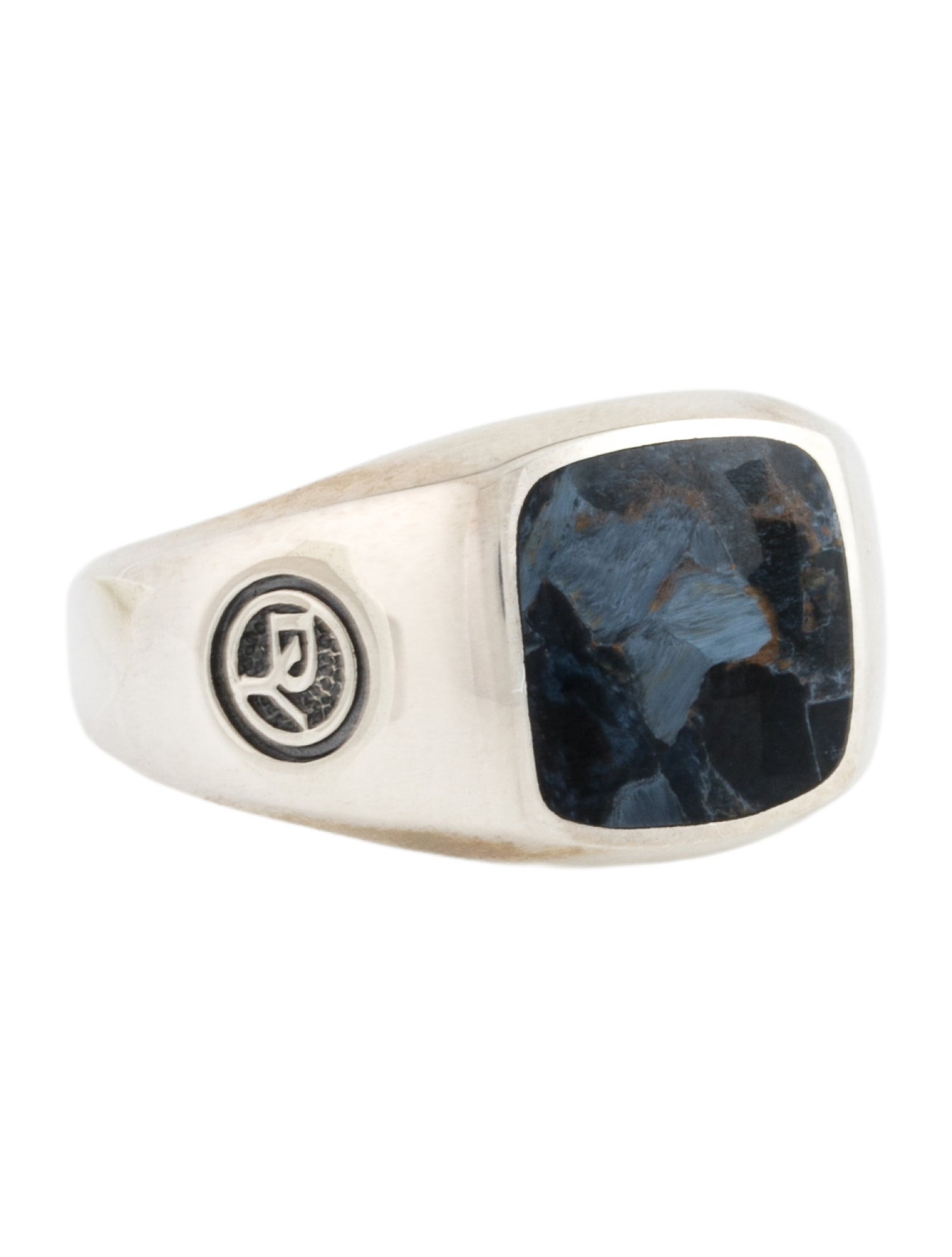 David Yurman Pietersite Streamline Signet Cushion Ring