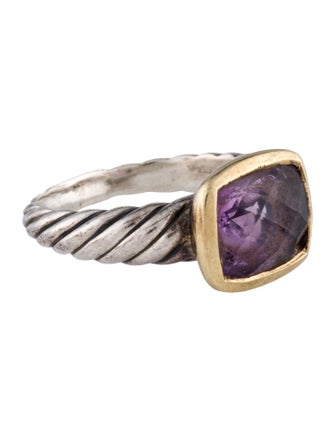 David Yurman Amethyst Noblesse Cocktail Ring