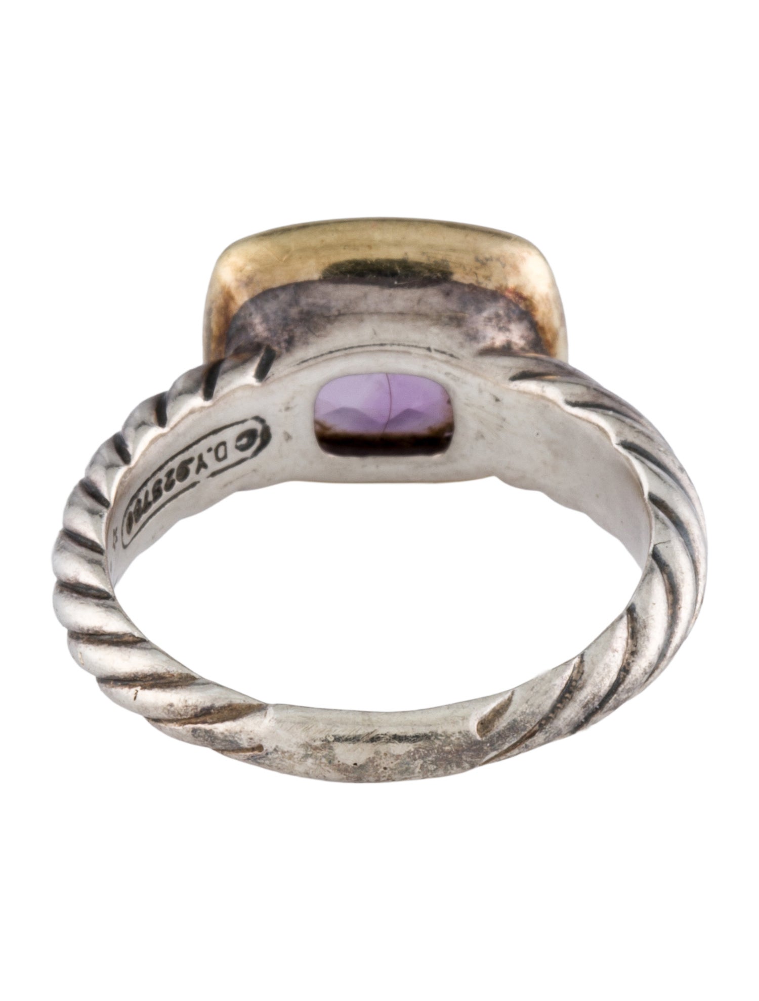 David Yurman Amethyst Noblesse Cocktail Ring