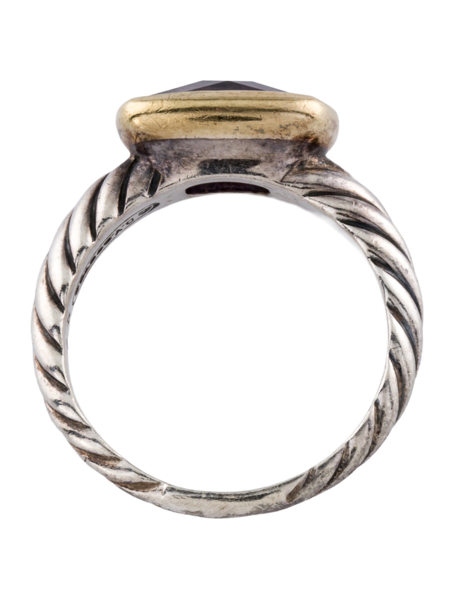 David Yurman Amethyst Noblesse Cocktail Ring