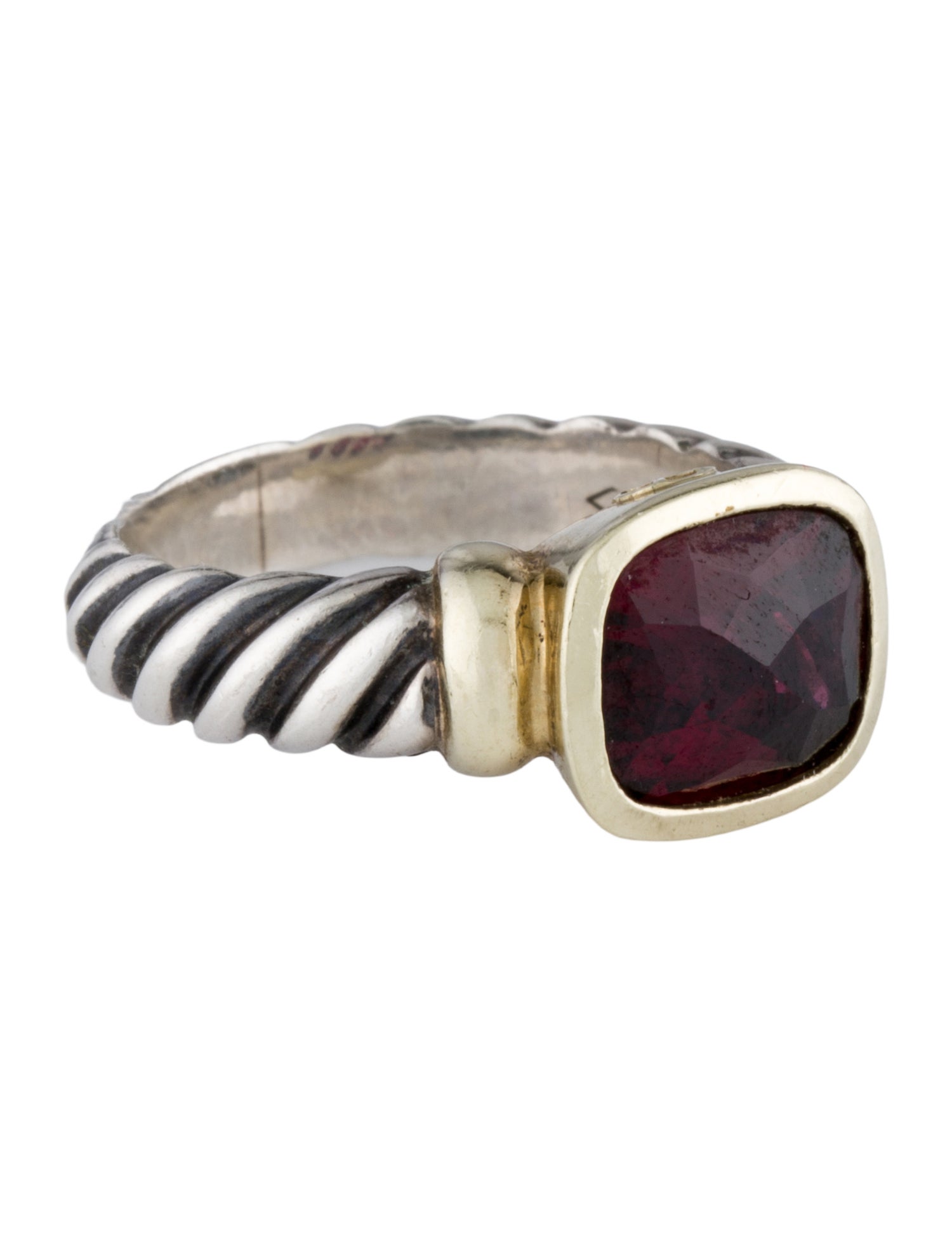 David Yurman Tourmaline Cable Cocktail Ring