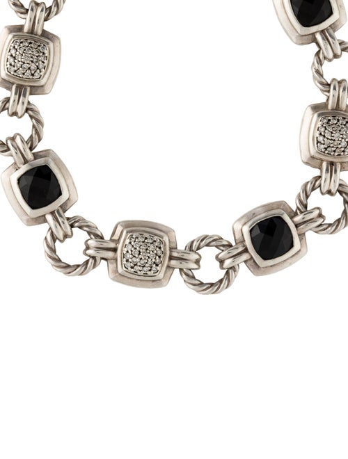 David Yurman Onyx & Diamond Renaissance Bracelet