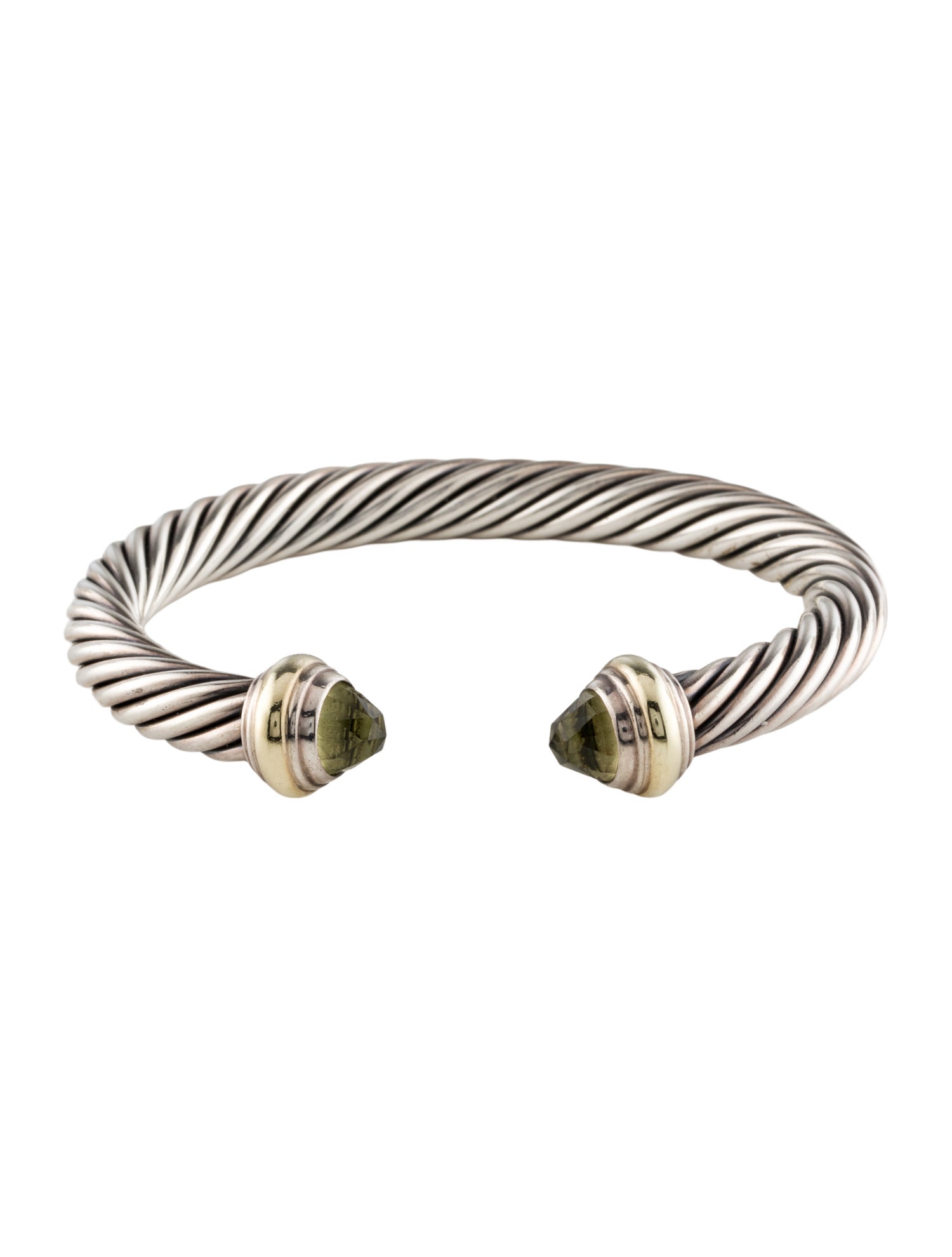 David Yurman Prasiolite Classic Cable Bracelet