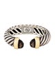 David Yurman Smoky Quartz Waverly Cuff Bracelet