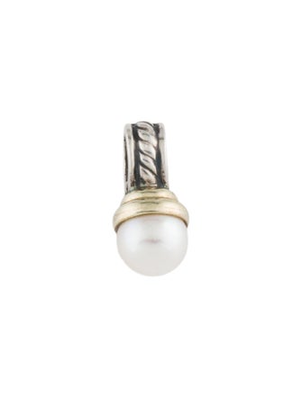 David Yurman Two-Tone Pearl Pendant