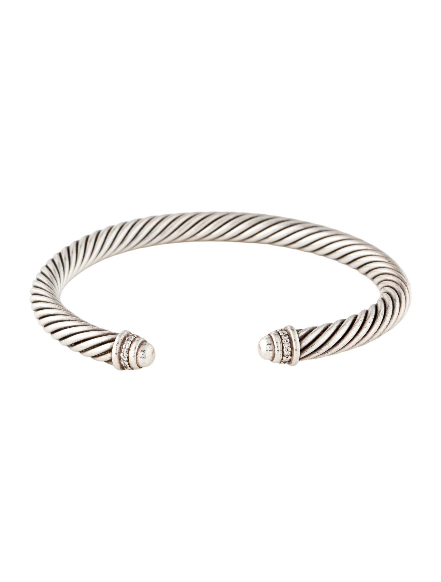 David Yurman Diamond Classic Cable Bracelet