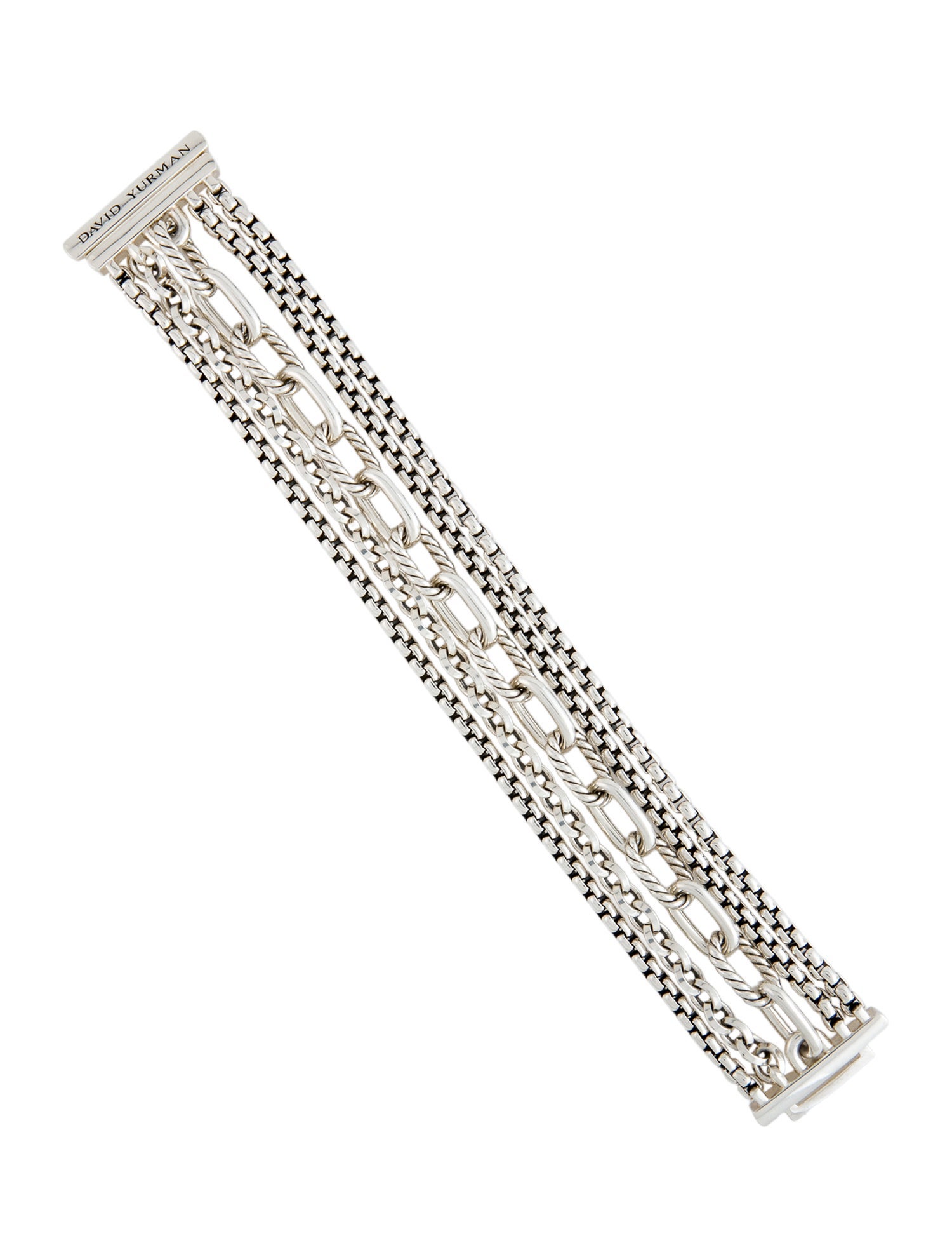 David Yurman Multi Row Chain Bracelet