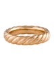David Yurman 18K Sculpted Cable Band Ring