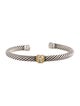 David Yurman Diamond Station Cuff Bracelet