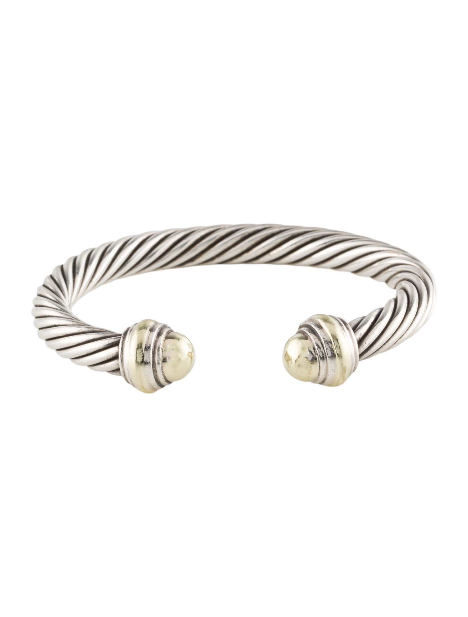David Yurman Two-Tone Classic Cable Bracelet