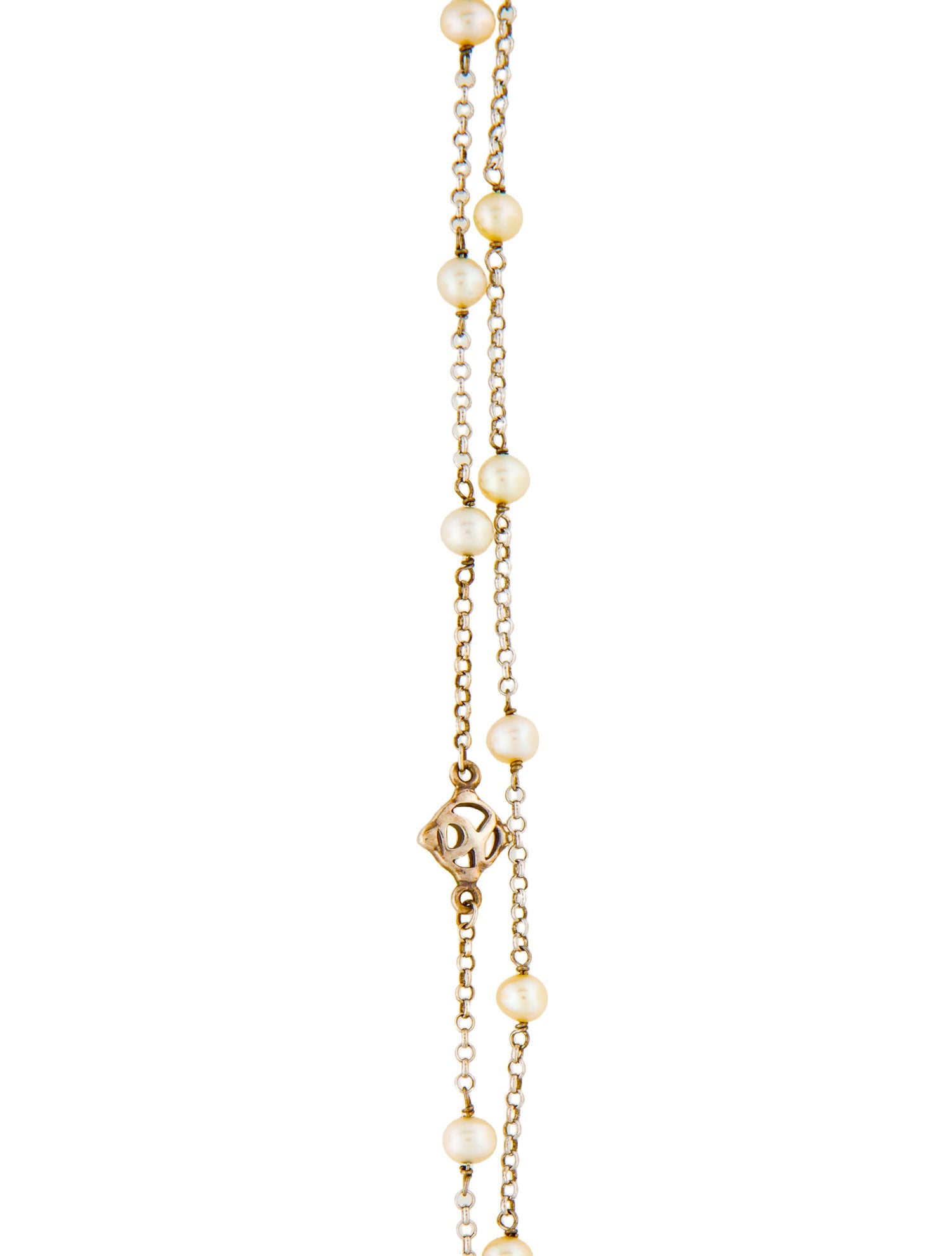 David Yurman Pearl Station Toggle Necklace