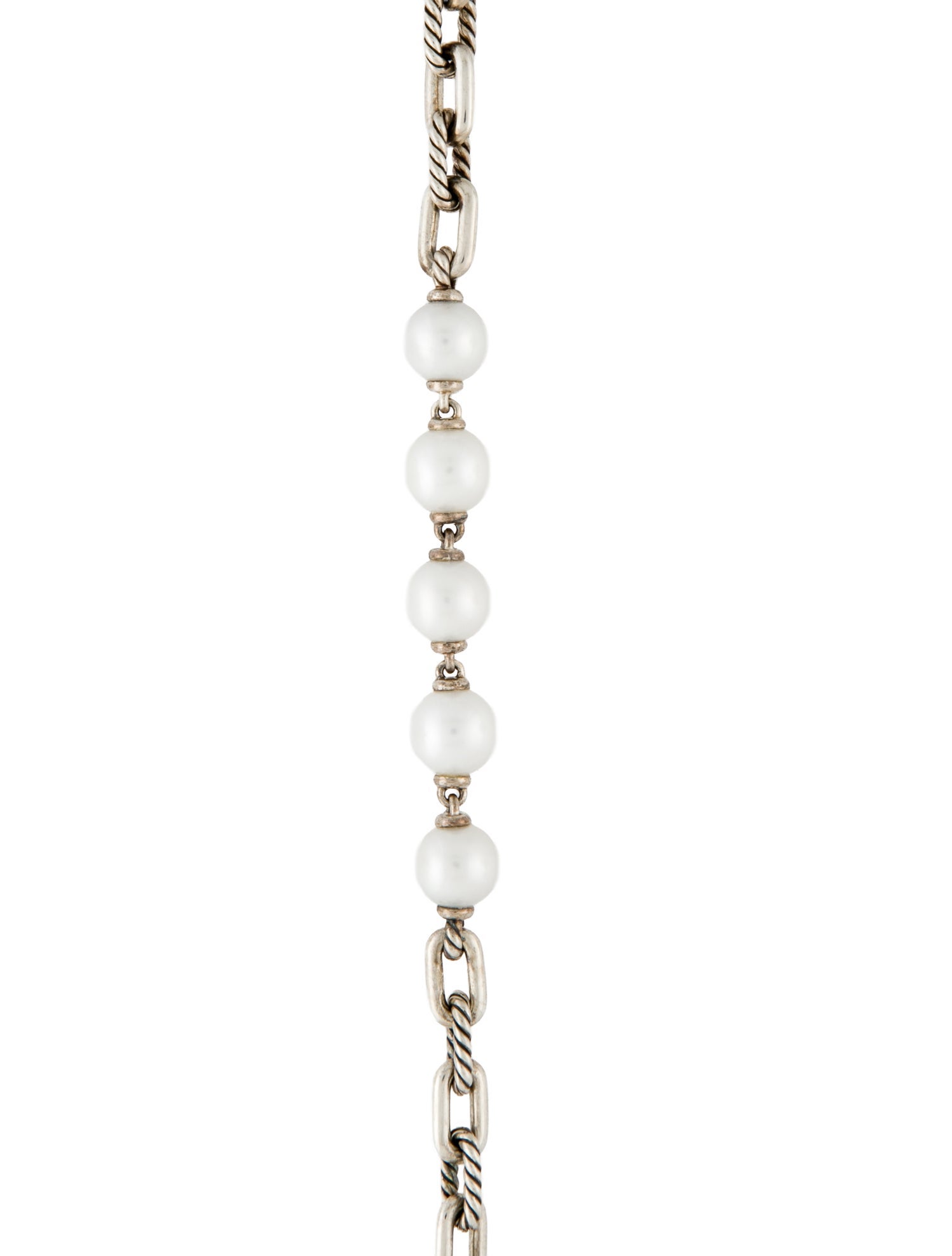 David Yurman DY Madison Pearl Chain Necklace