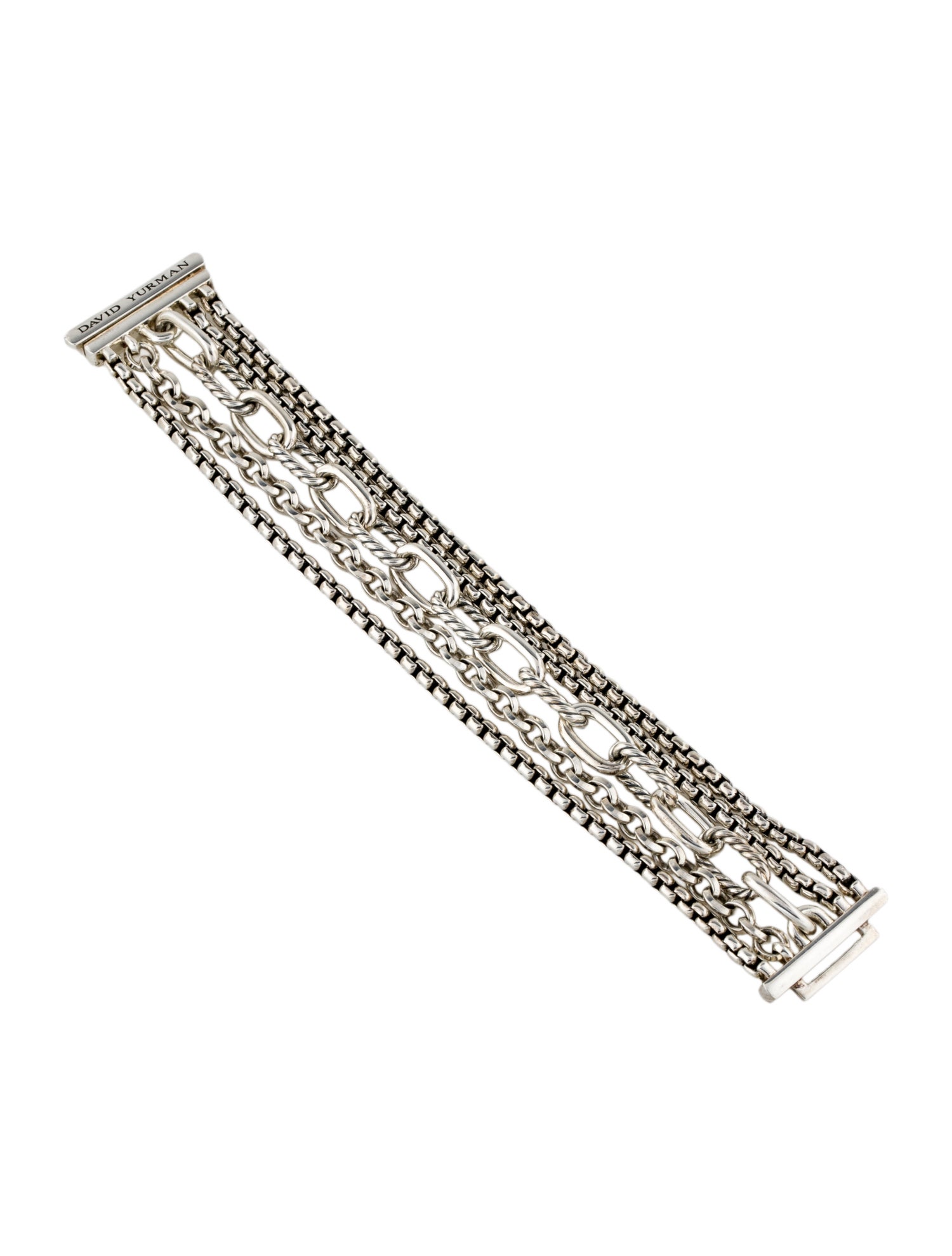 David Yurman Multi Row Chain Bracelet