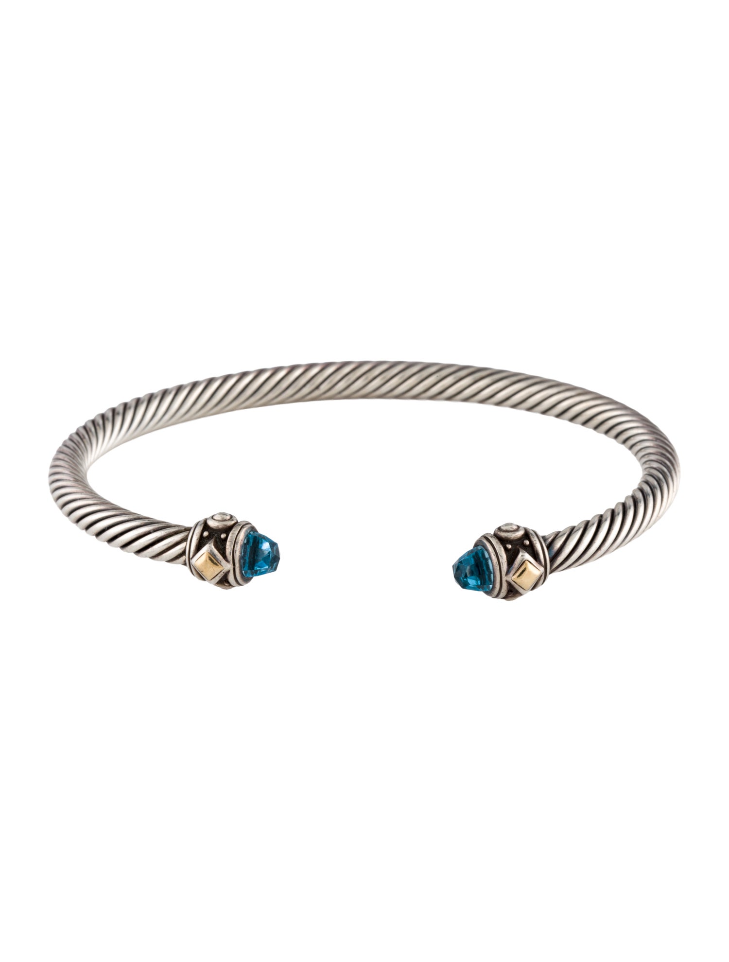 David Yurman Topaz Renaissance Cuff Bracelet