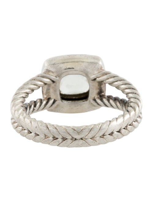 David Yurman Prasiolite & Diamond Petite Albion Ring