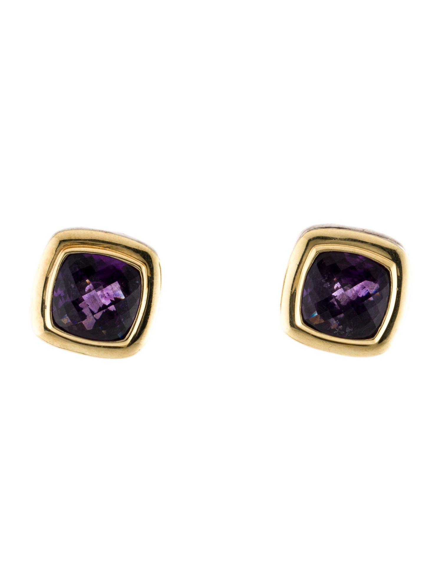 David Yurman Amethyst Albion Earclips