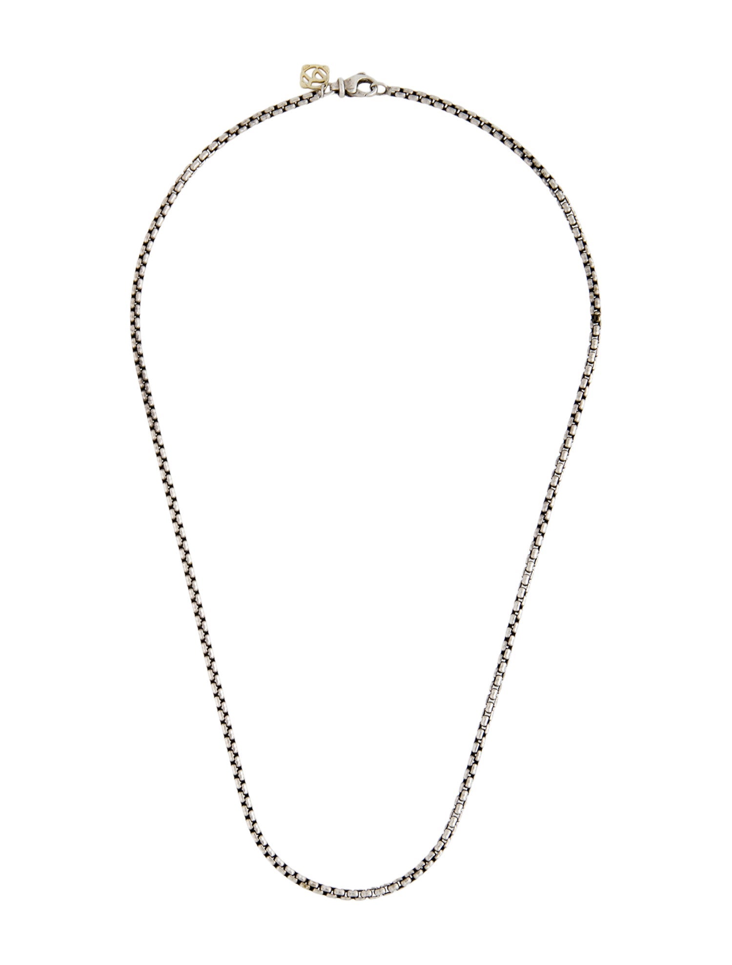 David Yurman Box Chain Necklace