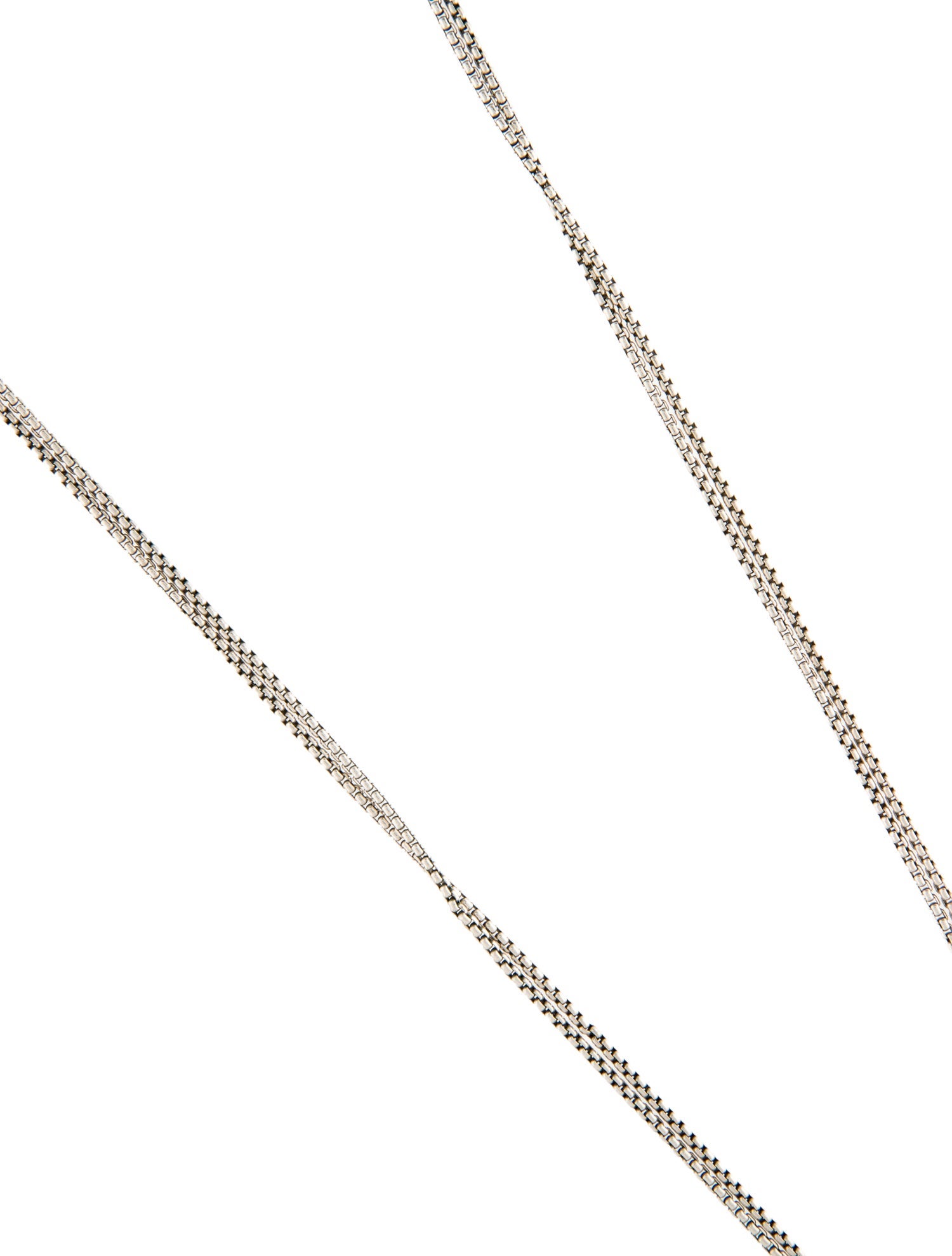 David Yurman Two-Tone Box Chain Necklace