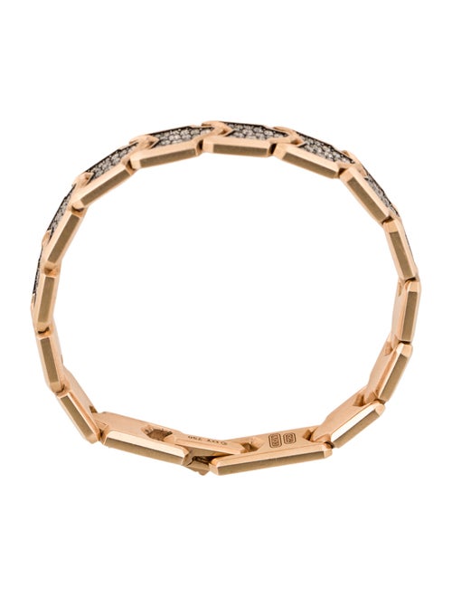 David Yurman 18K 3.77ctw Diamond Link Bracelet