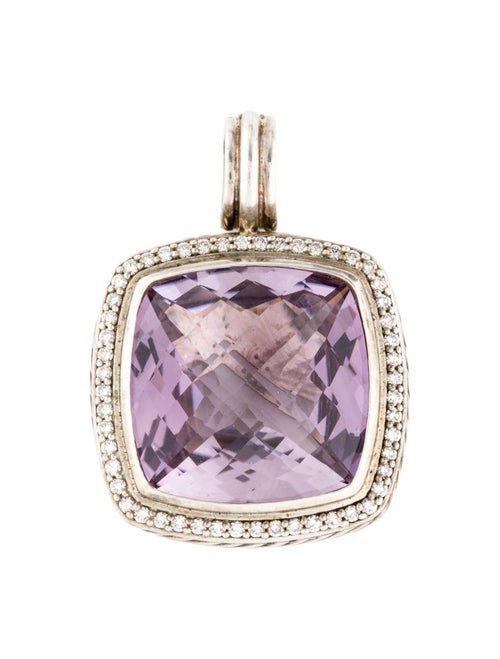 David Yurman Amethyst & Diamond Albion Pendant