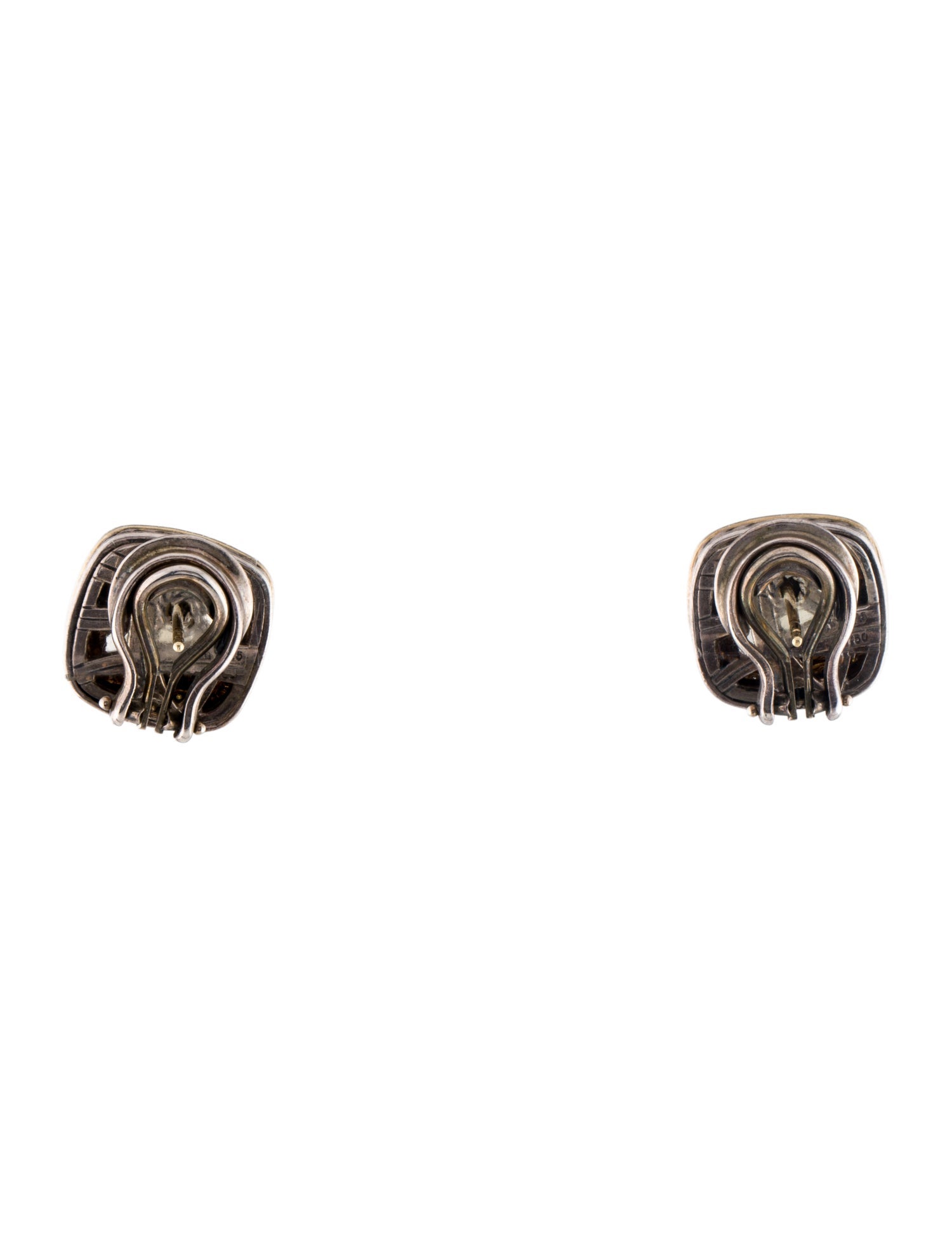 David Yurman Citrine & Diamond Albion Earclips