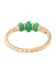 David Yurman 18K Chrysoprase Rio Rondelle Ring