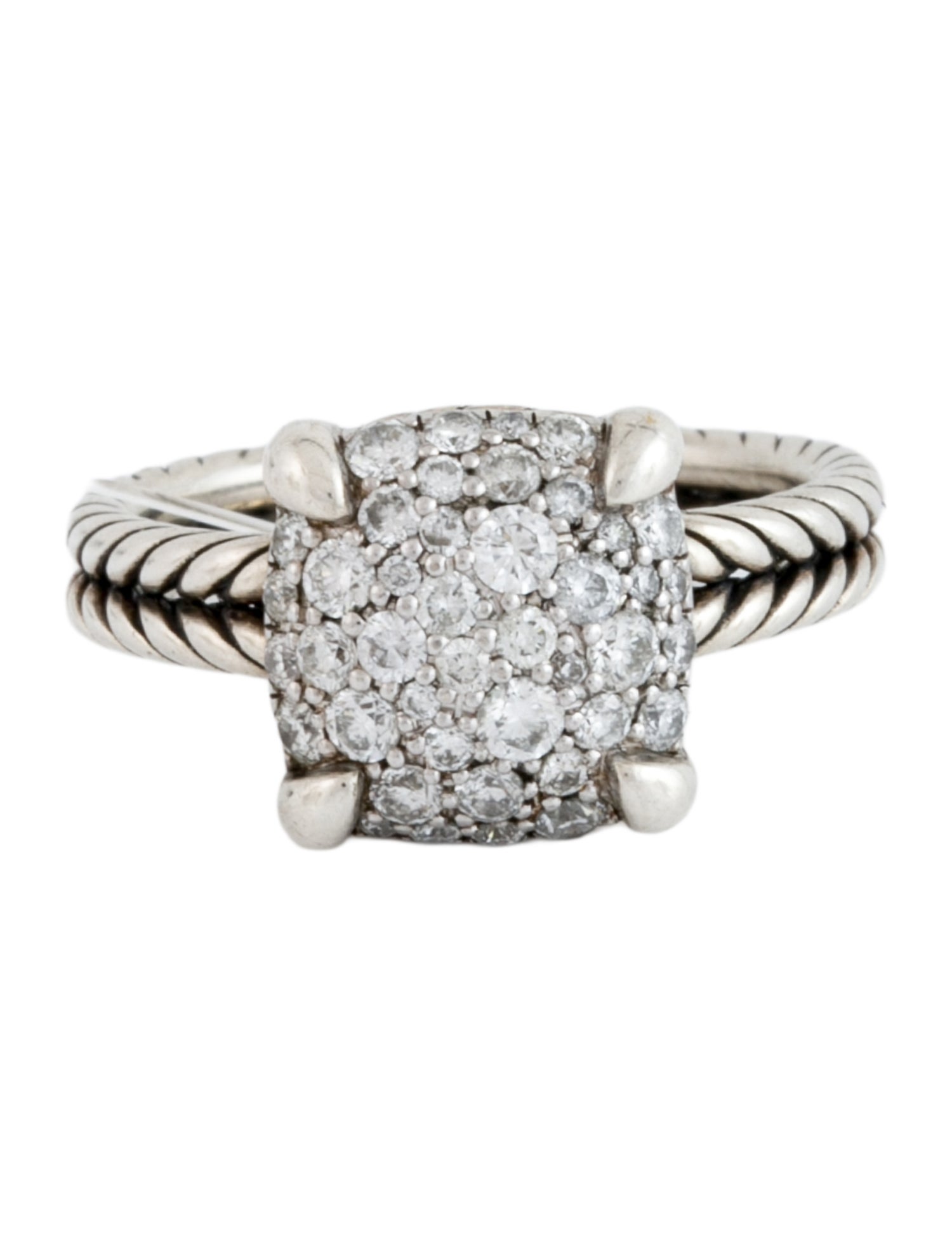 David Yurman Diamond Chatelaine Cocktail Ring