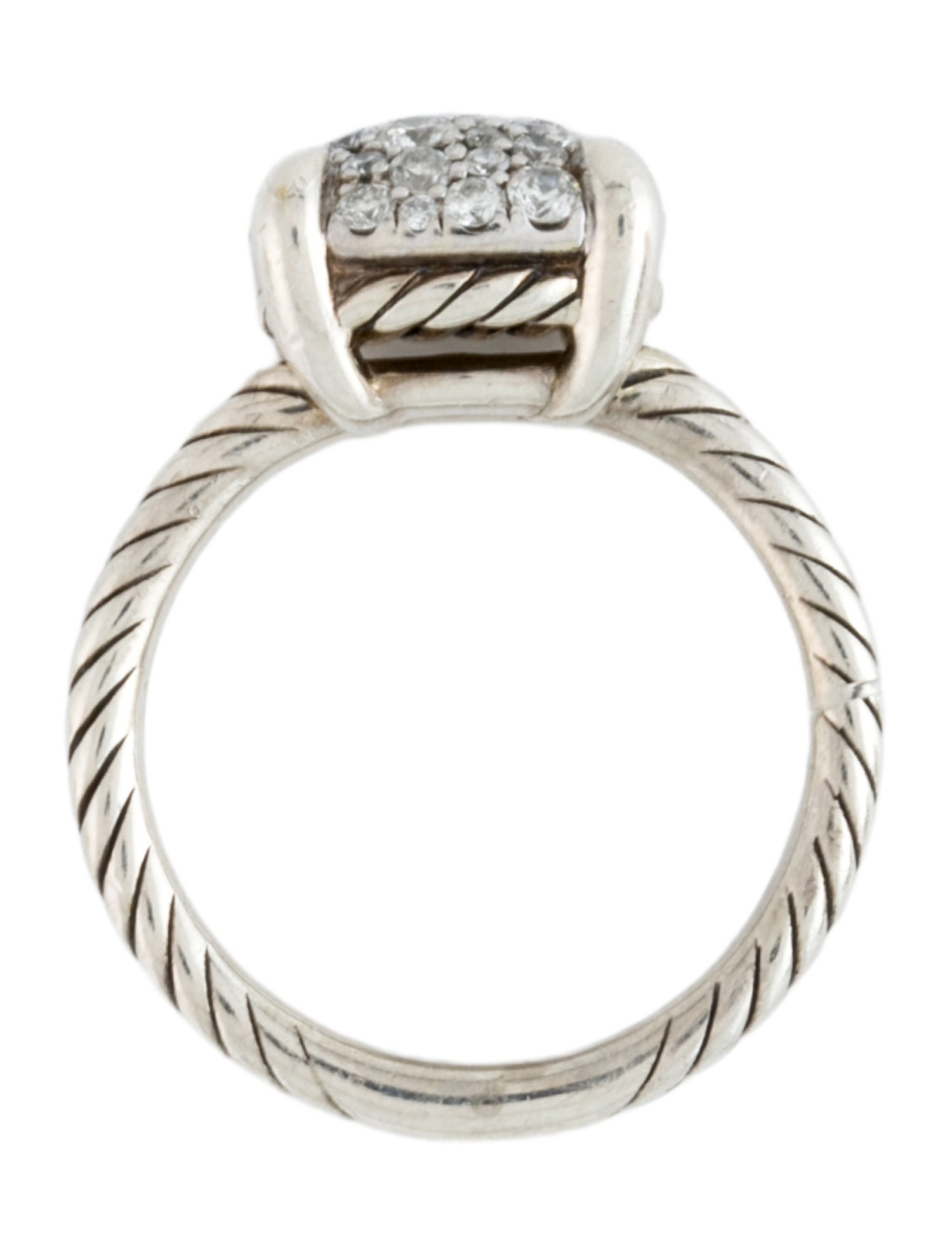 David Yurman Diamond Chatelaine Cocktail Ring
