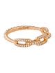 David Yurman 18K Diamond Stax Chain Link Band