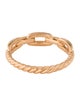 David Yurman 18K Diamond Stax Chain Link Band