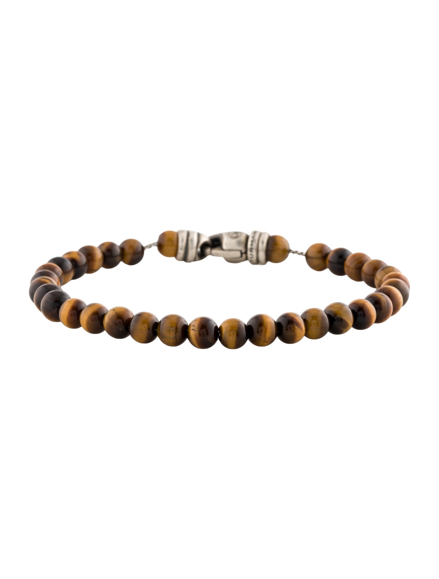 David Yurman Tiger's Eye Quartz Spiritual Bead Bracelet