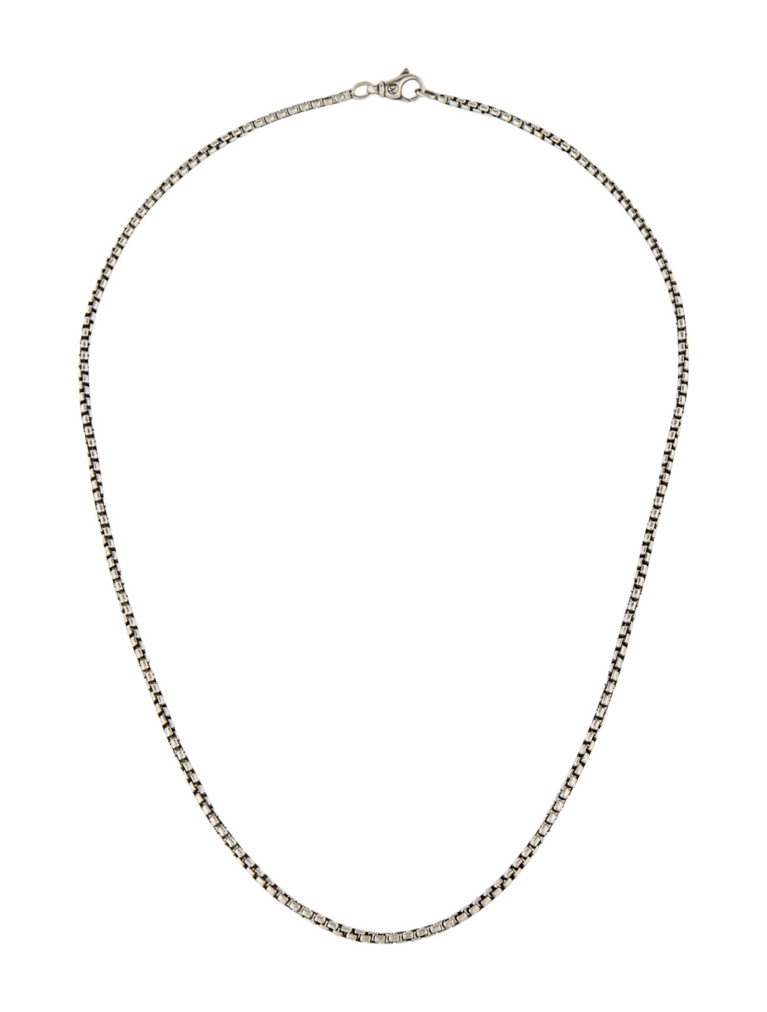 David Yurman Box Chain Necklace