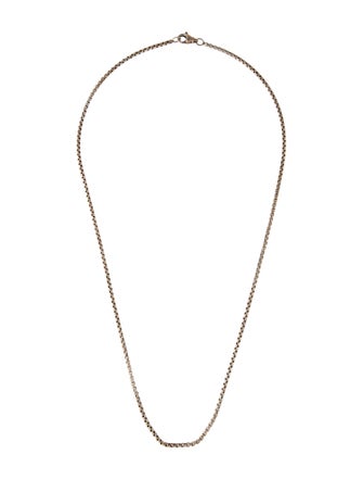 David Yurman Box Chain Necklace