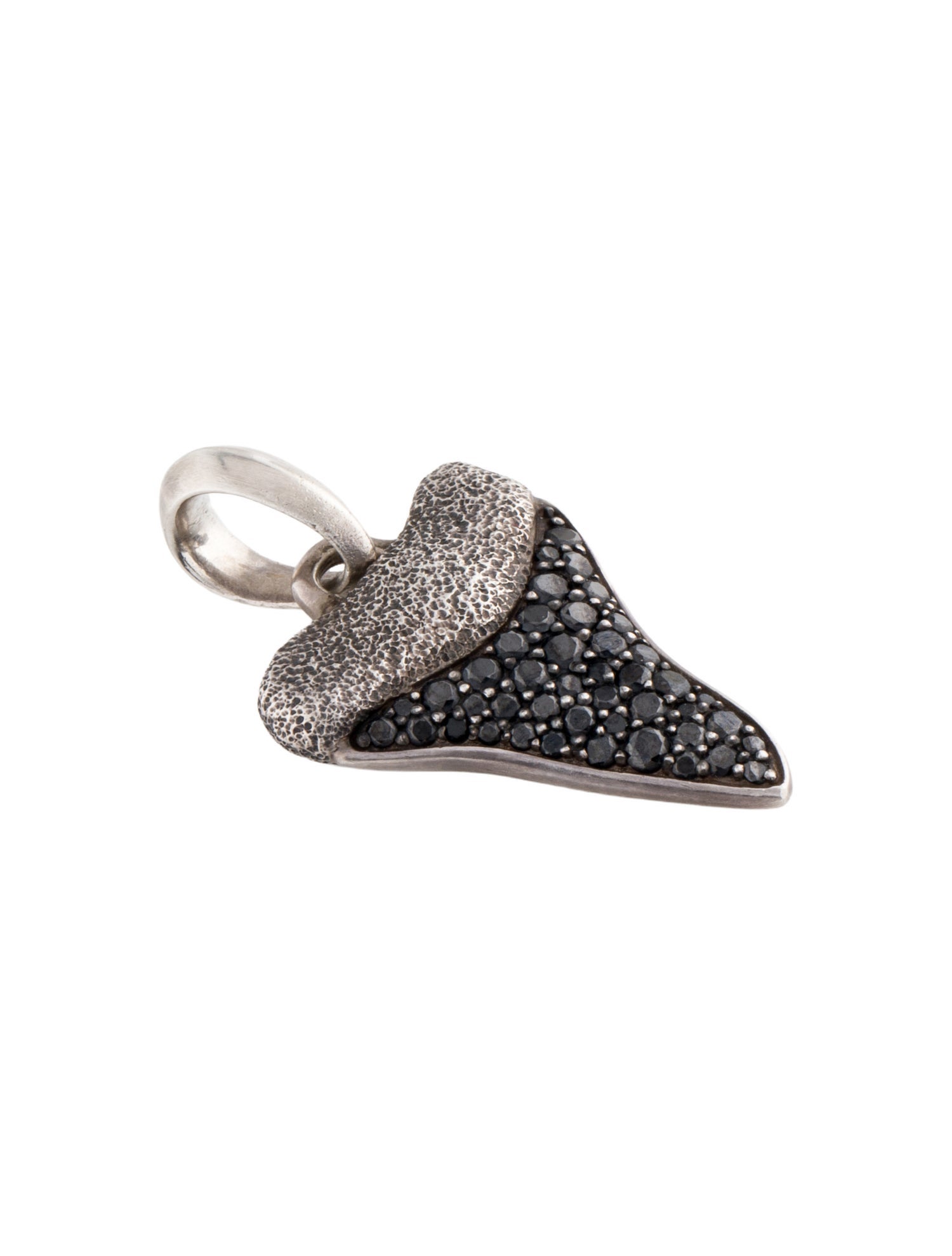 David Yurman Diamond Waves Shark Tooth Amulet