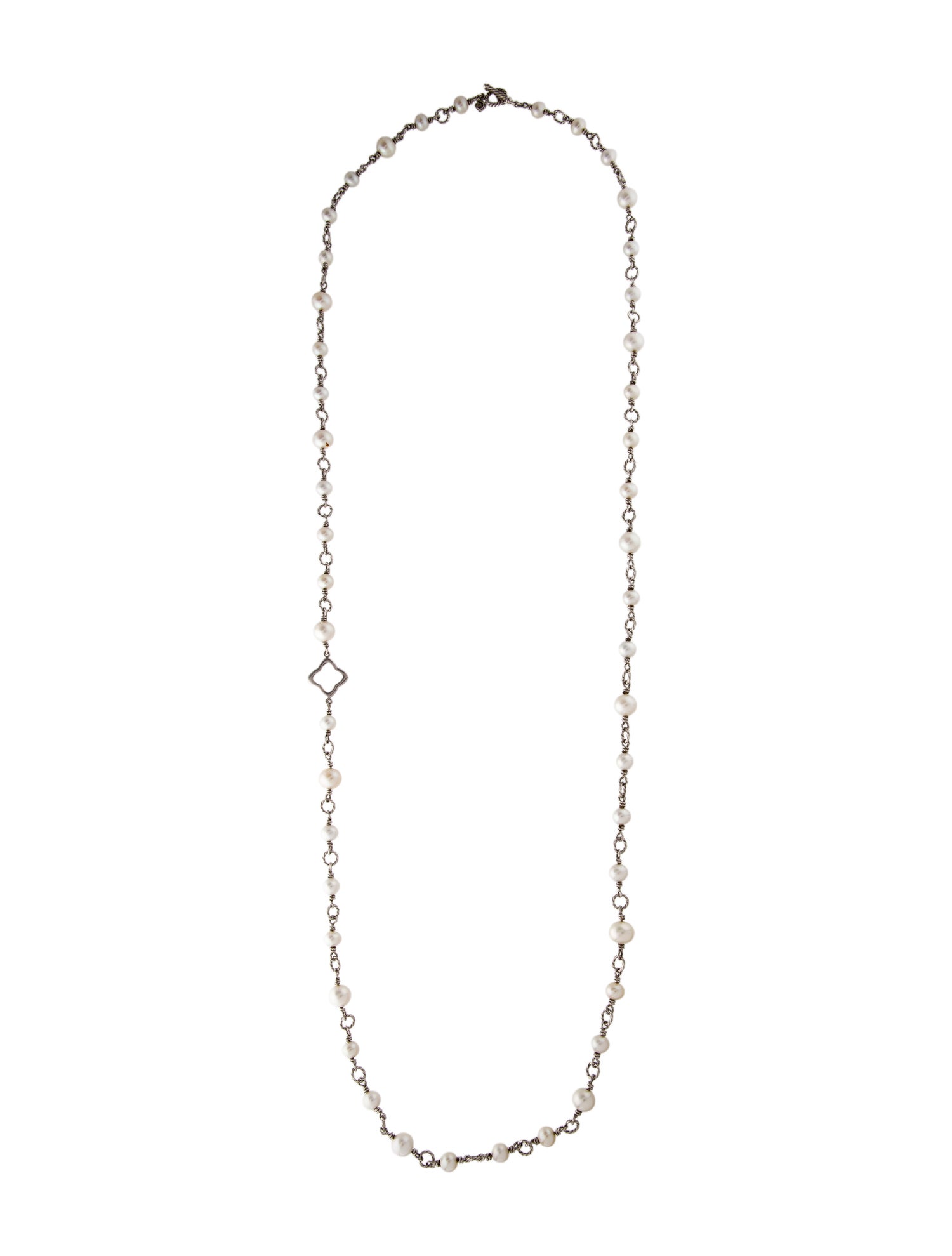 David Yurman Pearl Bijoux Station Necklace