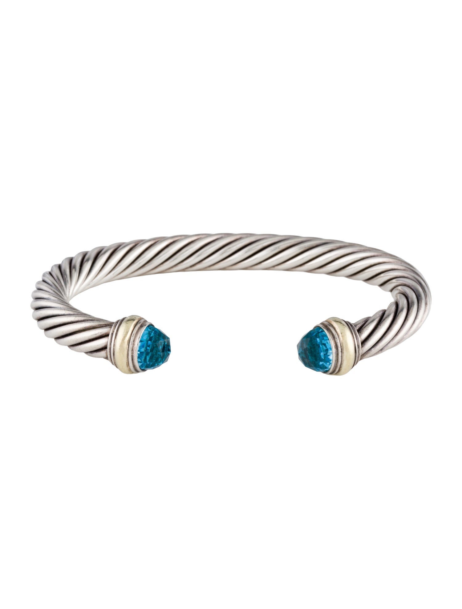 David Yurman Topaz Classic Cable Bracelet