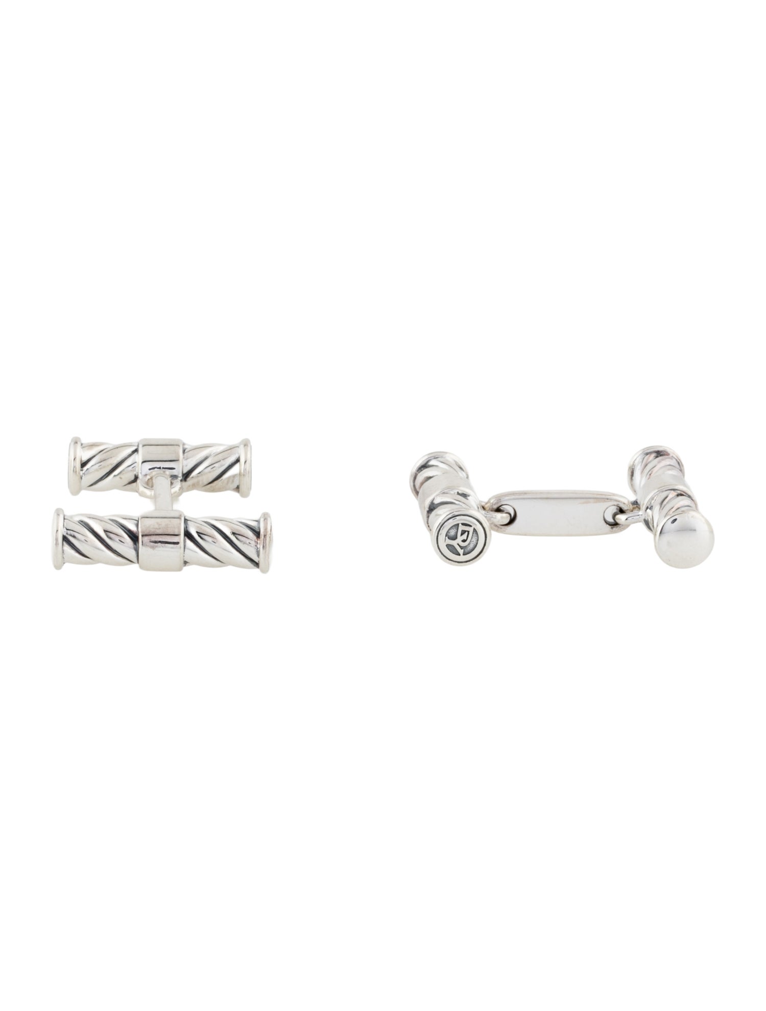 David Yurman Cable Classic Bar Cufflinks