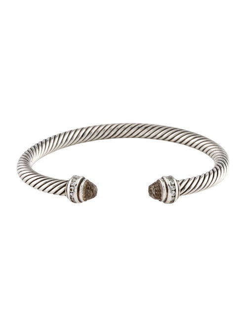 David Yurman Quartz & Diamond Classic Cable Bracelet