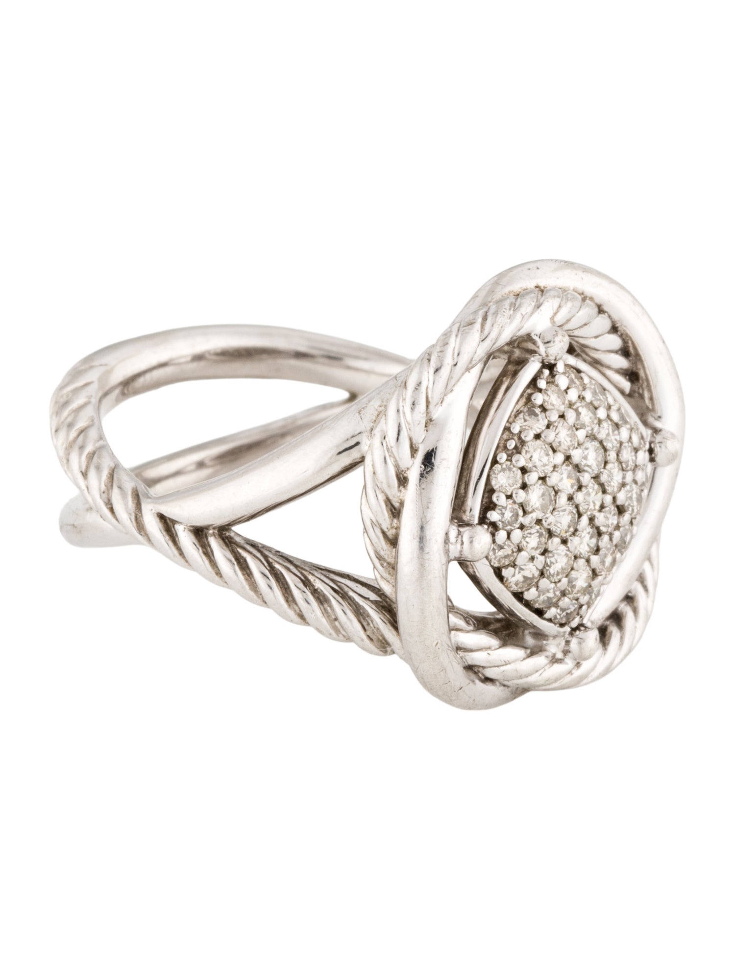 David Yurman Diamond Infinity Ring