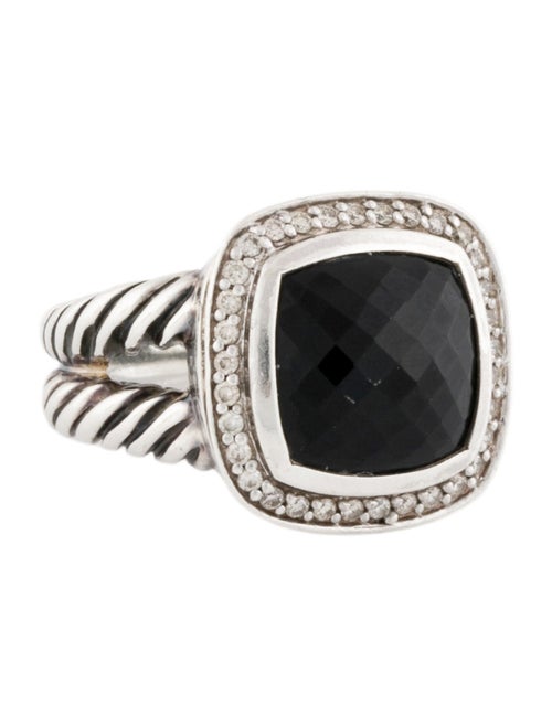David Yurman Onyx & Diamond Albion Cocktail Ring
