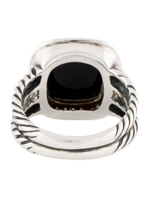 David Yurman Onyx & Diamond Albion Cocktail Ring