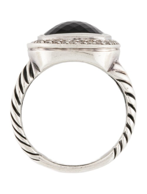 David Yurman Onyx & Diamond Albion Cocktail Ring