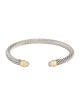 David Yurman Diamond Classic Cable Cuff Bracelet