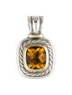 David Yurman Citrine Albion Enhancer Pendant