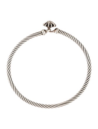 David Yurman Diamond Starburst Station Bangle