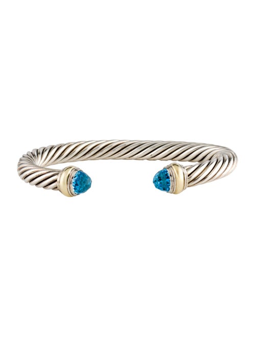 David Yurman Topaz cable Classic Bracelet
