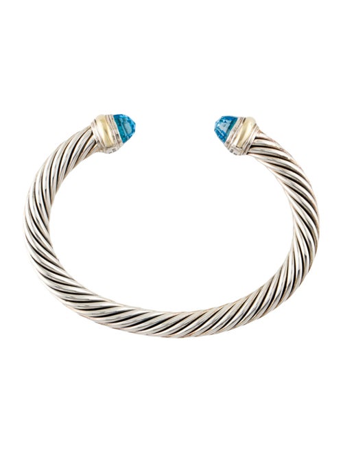 David Yurman Topaz cable Classic Bracelet