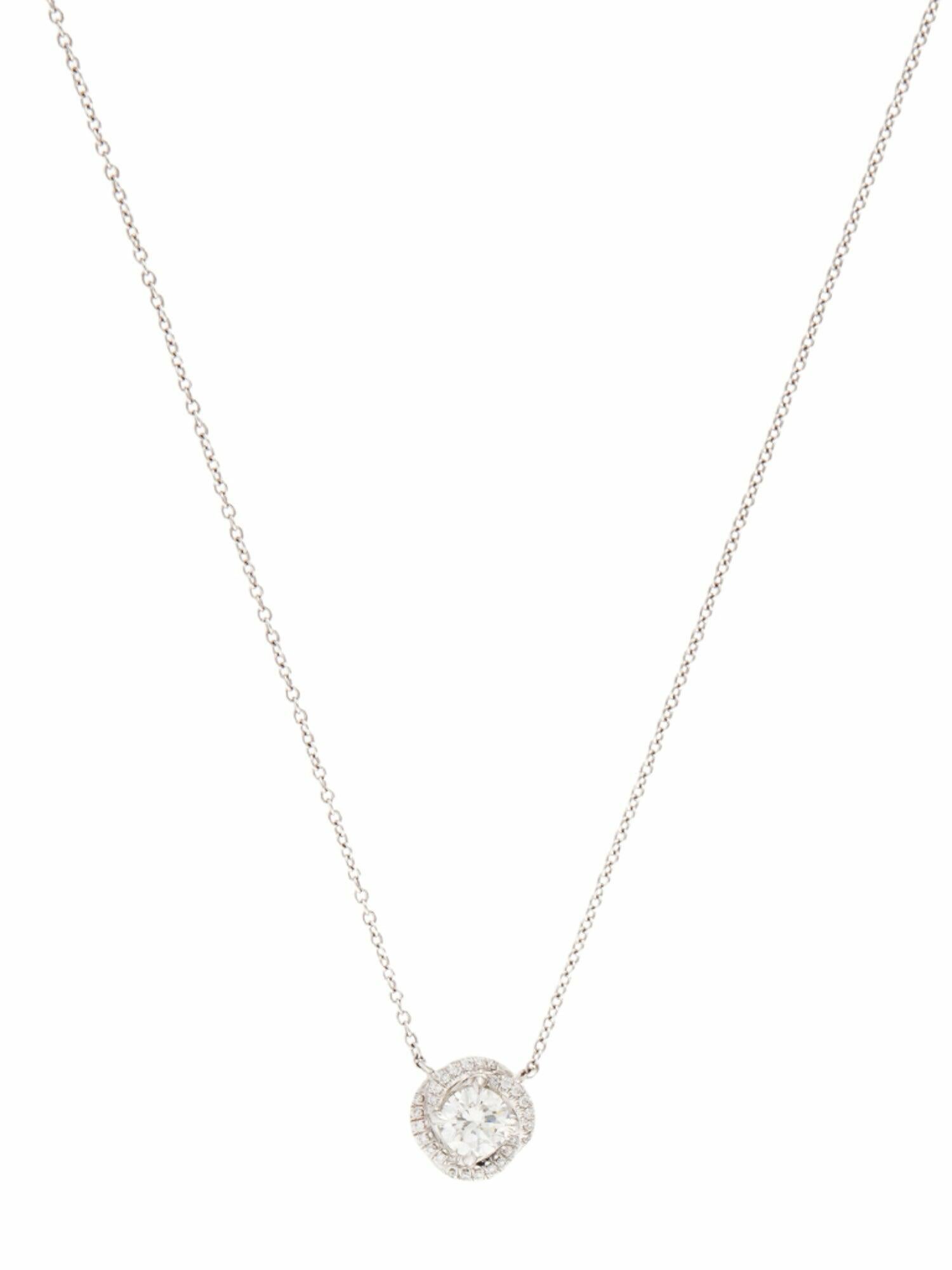 David Yurman 18K Diamond Pendant Necklace